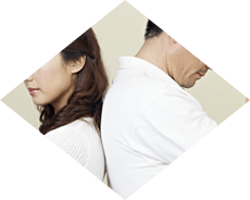 冷えきった関係の男女