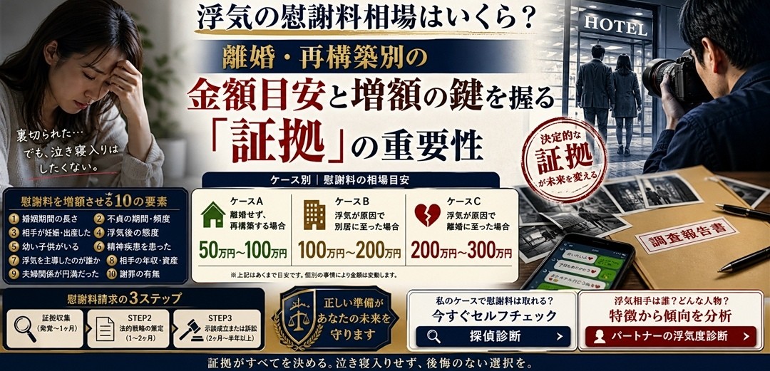 浮気　慰謝料