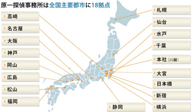 原一探偵事務所札幌支店 北海道札幌市北区の浮気調査 不倫調査探偵事務所 原一探偵事務所札幌支店 北海道札幌市北区の浮気調査 不倫調査探偵事務所