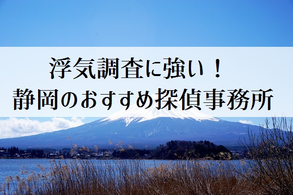 静岡のおすすめ探偵社