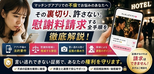 マッチングアプリ 不倫