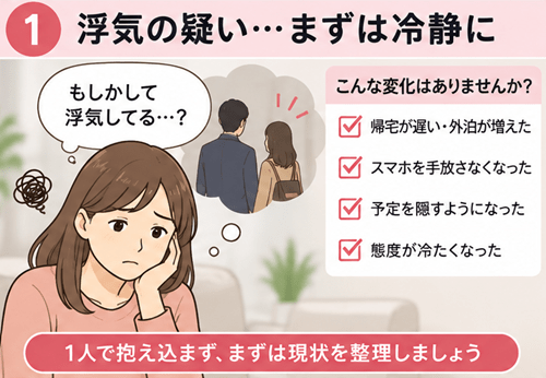 浮気 疑ったら