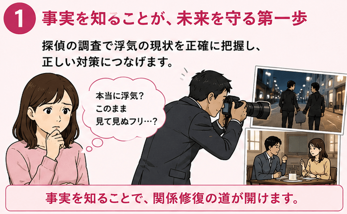 浮気調査 夫婦関係修復