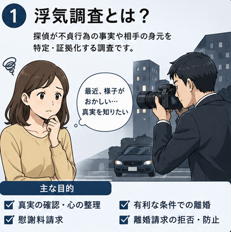 浮気調査とは
