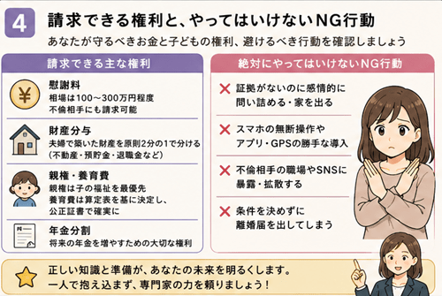 離婚　条件　有利