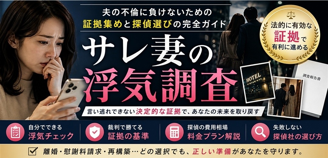 サレ妻　浮気調査