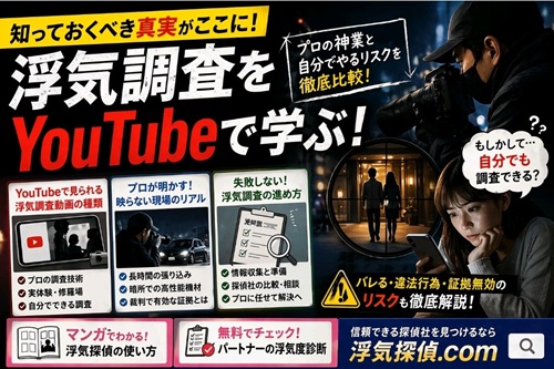 浮気調査 YouTube