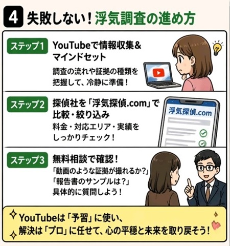 浮気調査　方法