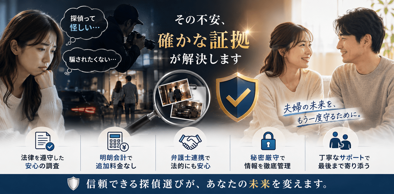 探偵 怪しい