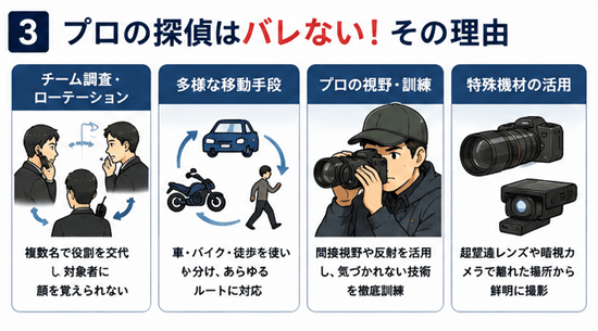探偵　調査　バレない