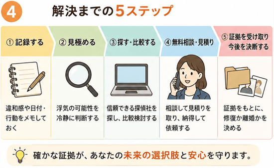 浮気　解決
